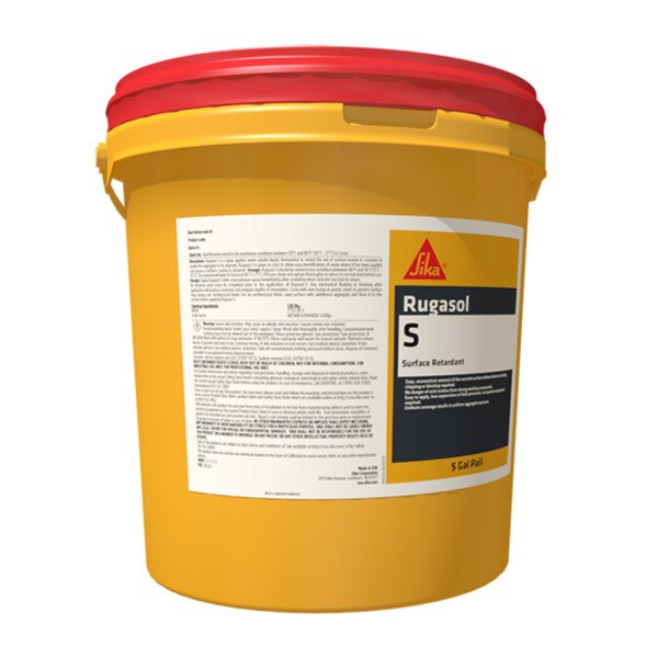 Image of Sika Rugasol-S Retardant per Gallon in 5 Gallon Unit